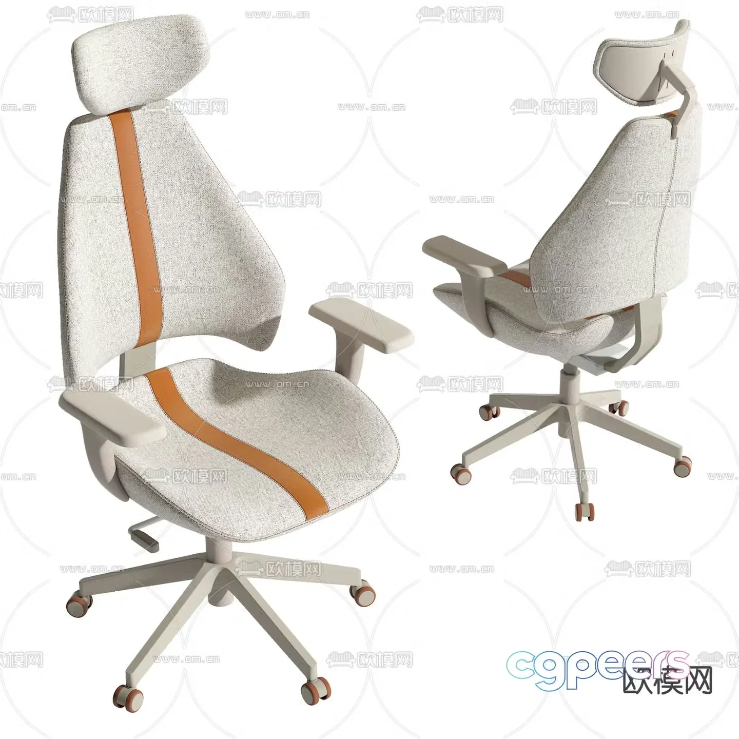 Modern office chair 3d model