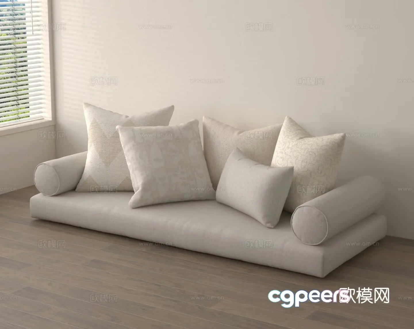 Pillow cushion cushion cushion sofa cushion 3d model
