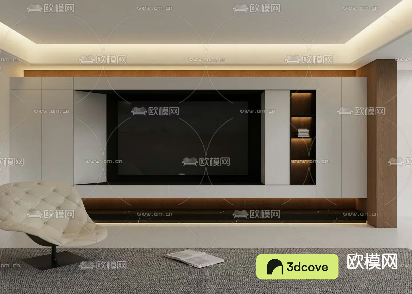 TV wall TV background