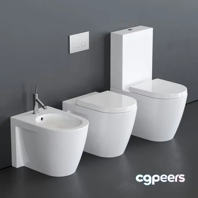 3ds Max Free – Duravit Starck 2 WC