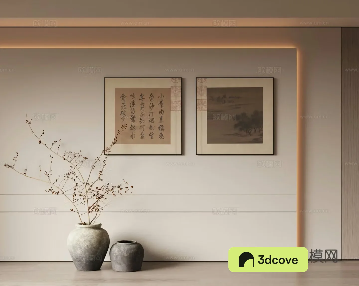 New Chinese Song style hang painting