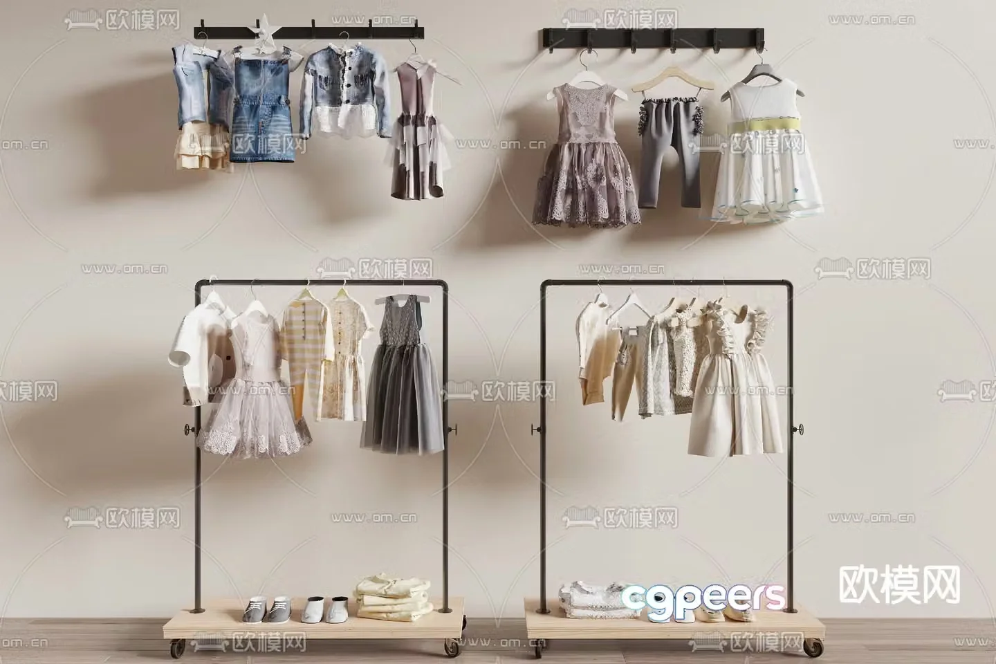 children’s clothing children’s clothing 3d model