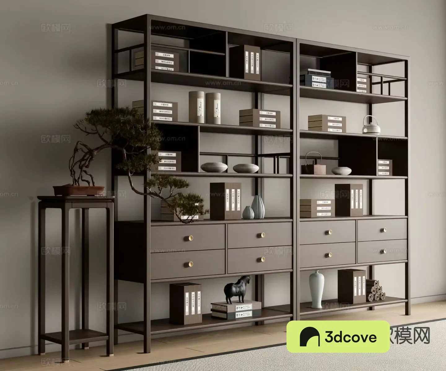 New Chinese style Bogu rack storage rack