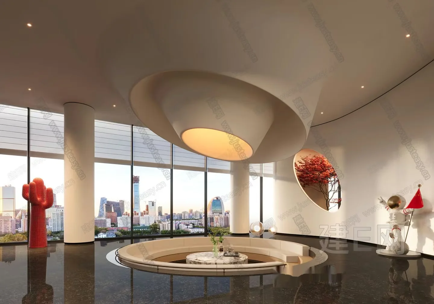 Contemporary Art Gallery 3D Model – 16362 – VRAY Render