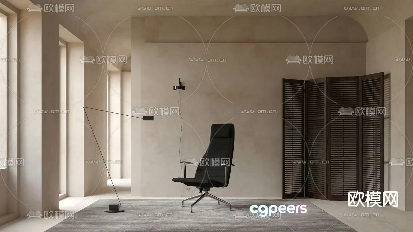 Cappellini office chair executive chair 3d model