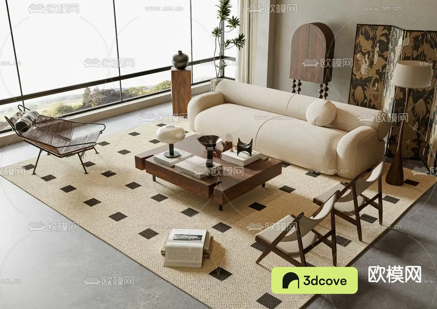 Medieval style sofa combination