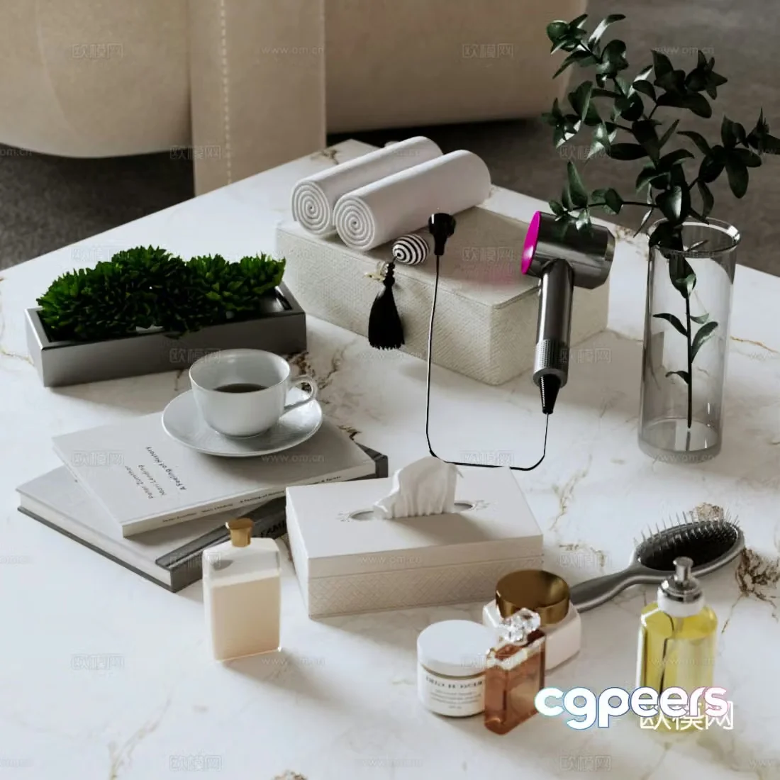 Modern daily necessities 3D model