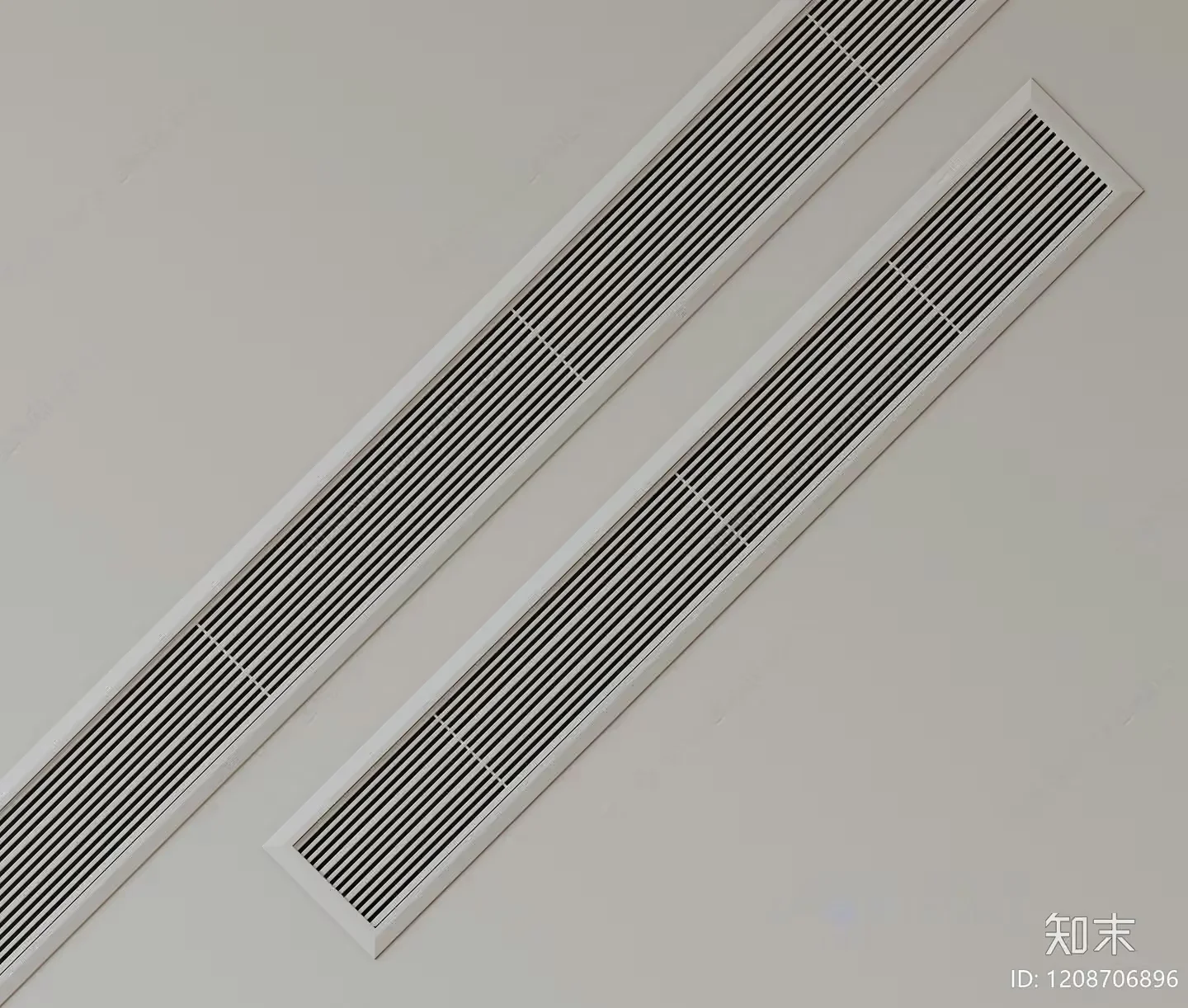 Grey Air Vents 3D Model – 2015 – VRAY Render