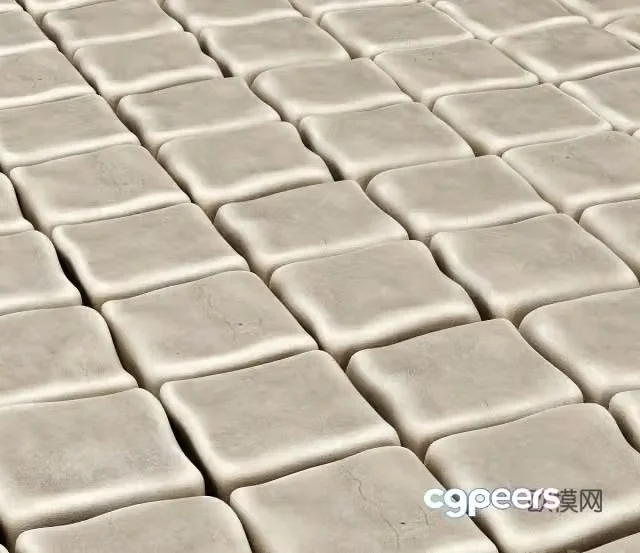 Outdoor floor tiles 3d model