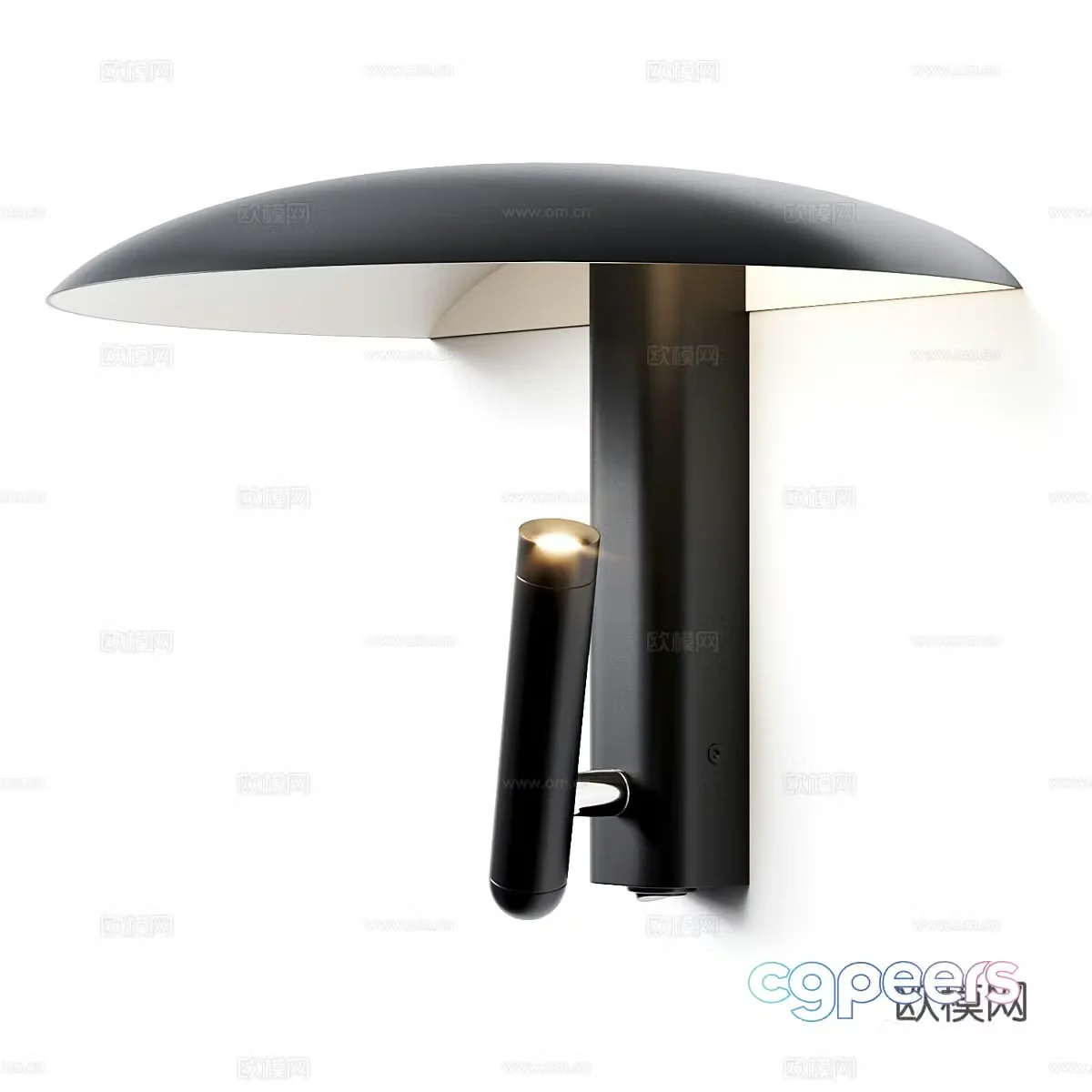 Modern minimalist wall lamp 3d model