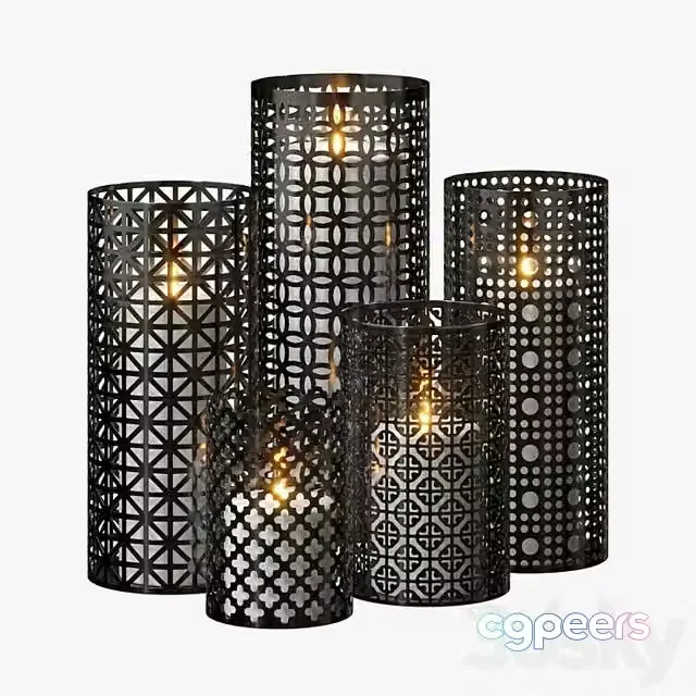 3ds Max Free – Moroccan lanterns
