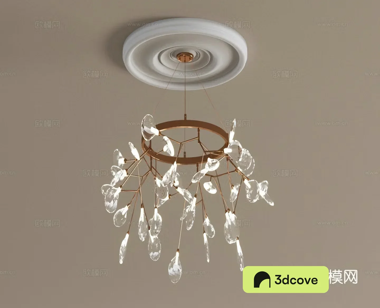 French Creamy Chandelier