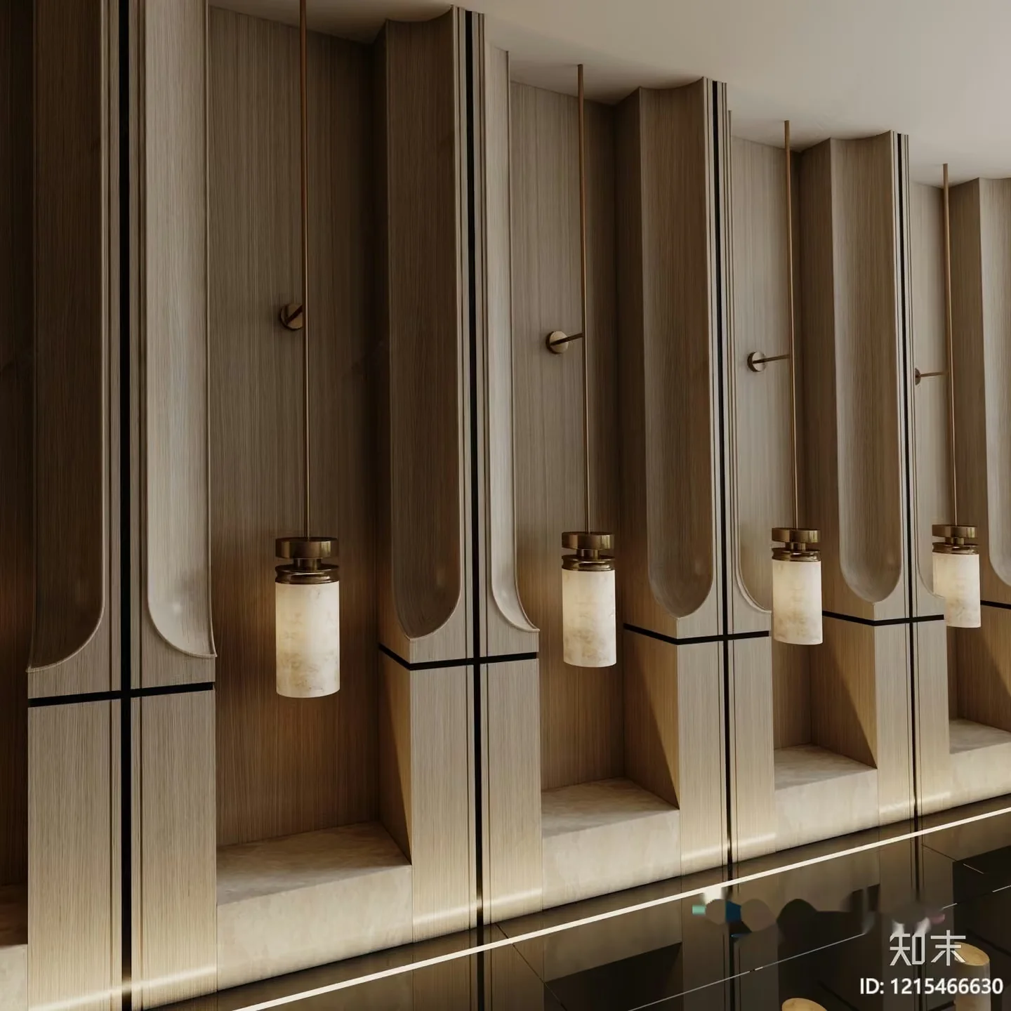 Modern Light Fixtures 3D Model – 10638 – VRAY Render