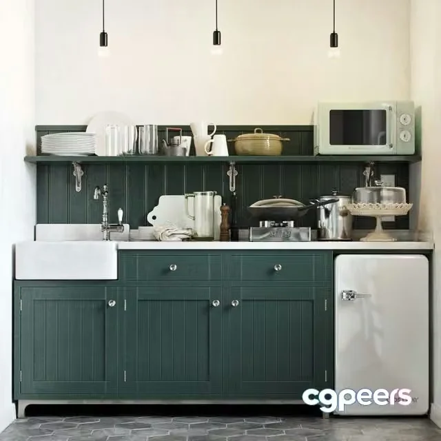 3ds Max Free – Kitchen Iwan Ranai