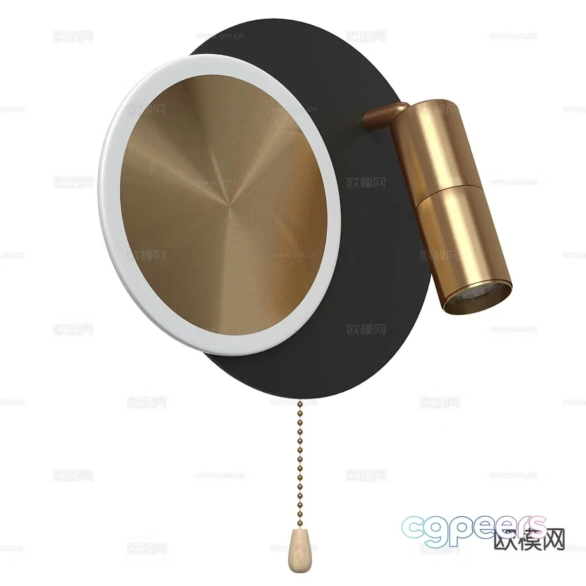Light luxury wall lamp 3D model