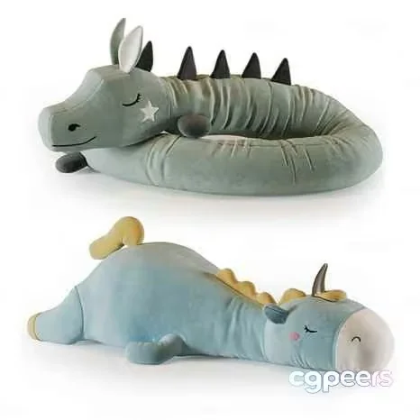 Plush Toy Dragon 3D Model – 9588 – CORONA Render