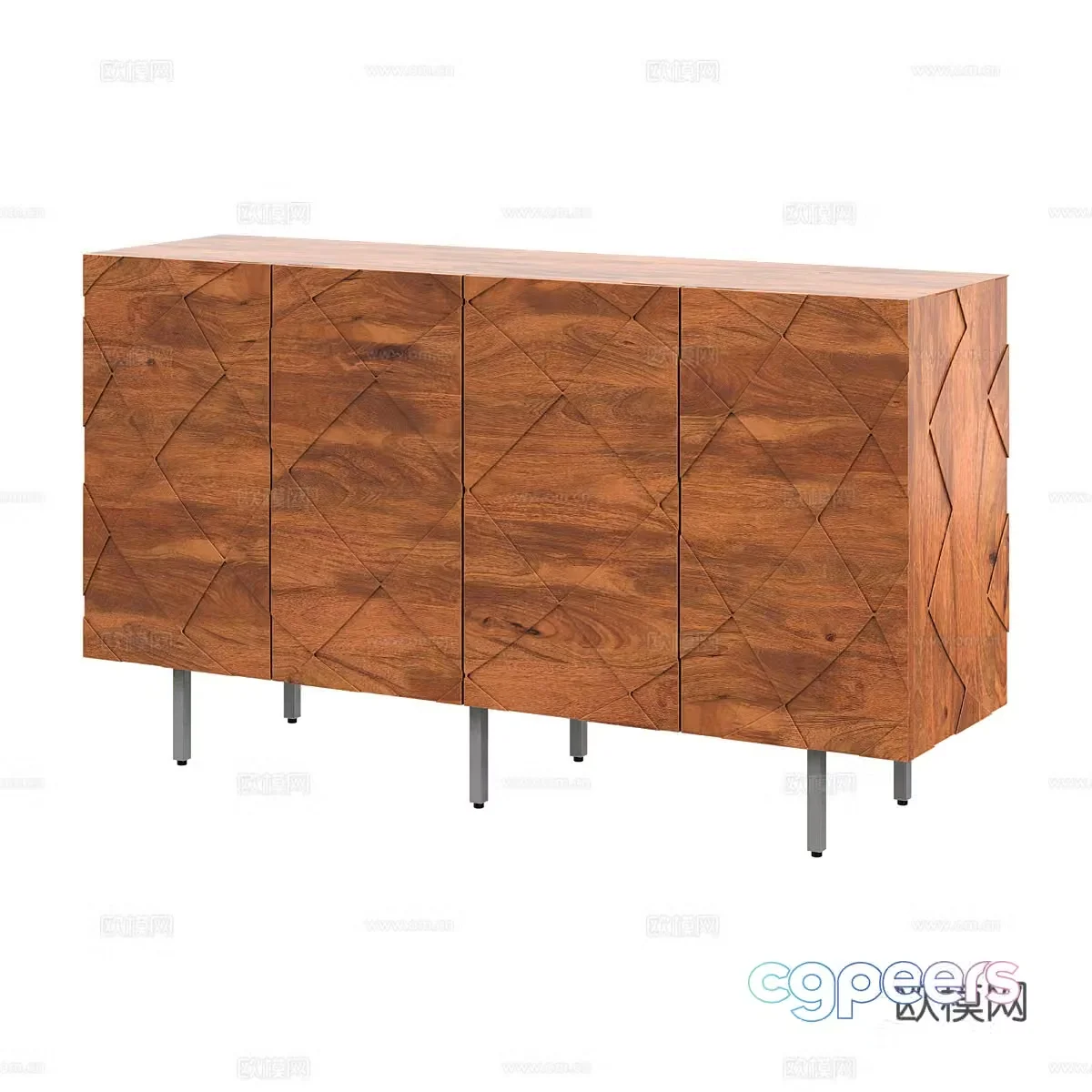 Nordic porch cabinet 3D model