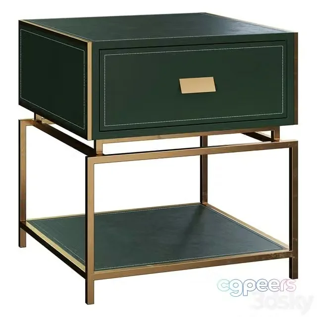 3ds Max Free – Bedside table with drawer Arabel