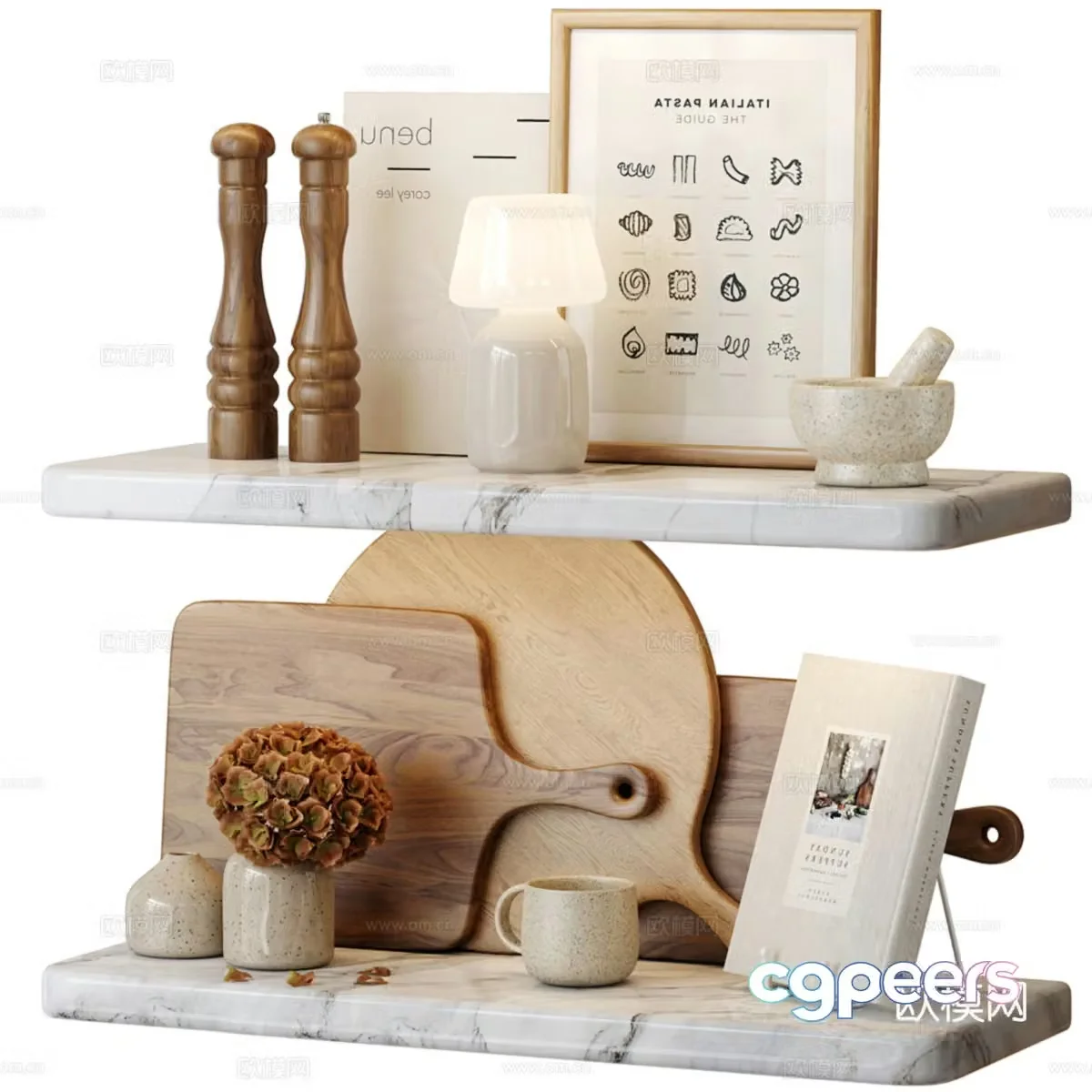 Wasabi ornaments B&B ornaments Decorative ornaments Ornaments Kitchen ornaments Kitchen ornaments 3D model