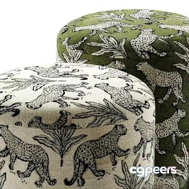 3ds Max Free – Pouf Ella from Candelabra Home