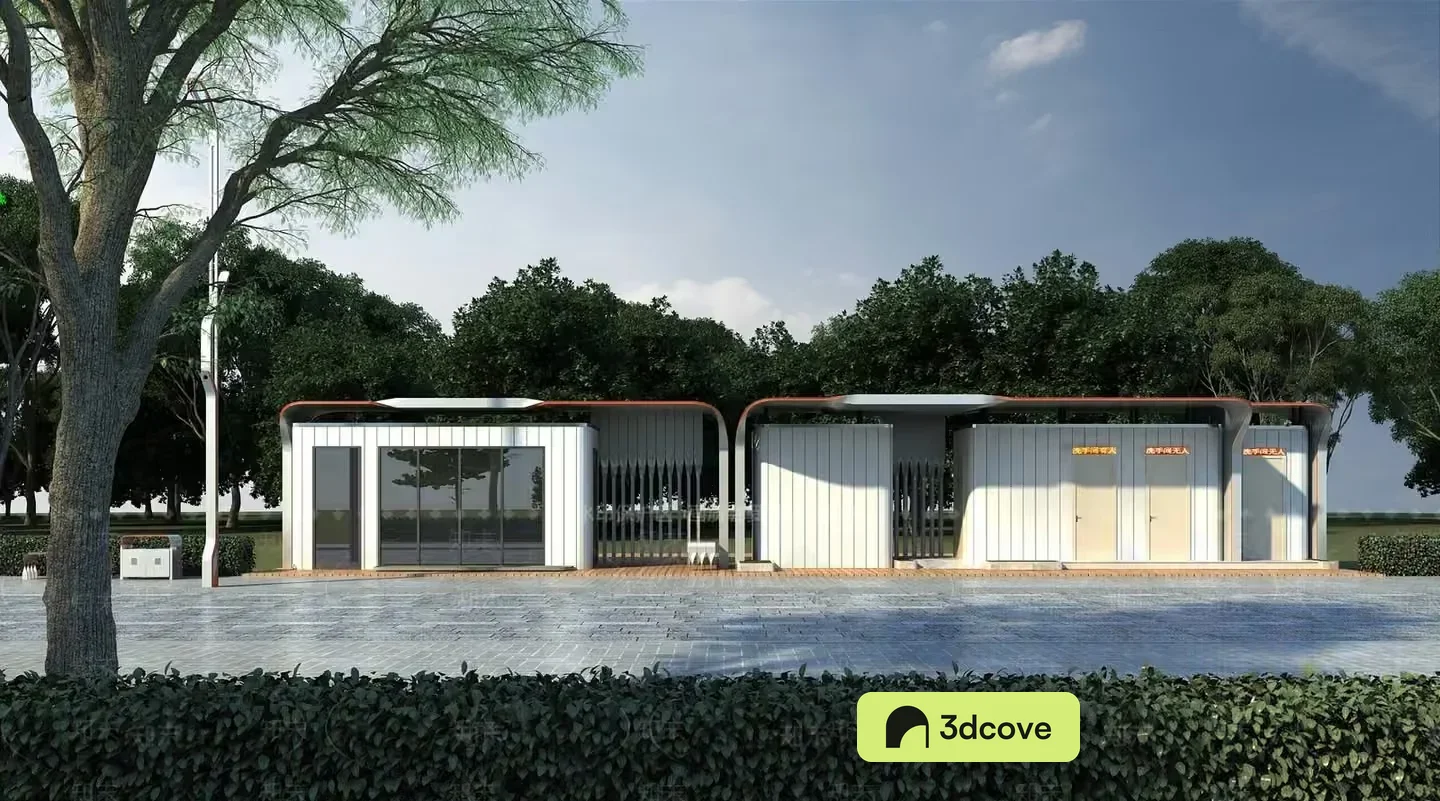 Modern White Building