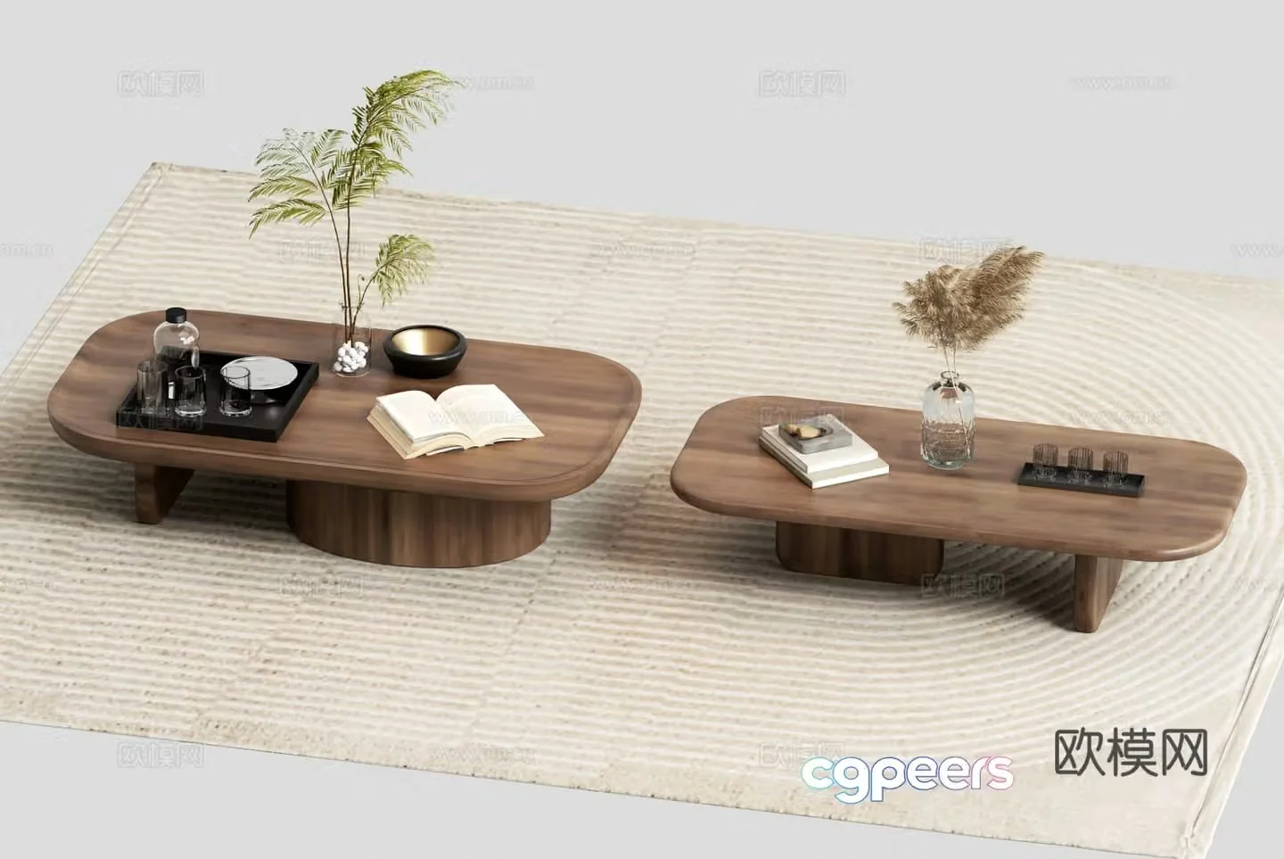 Wasabi Middle Ages Coffee Table 3D Model