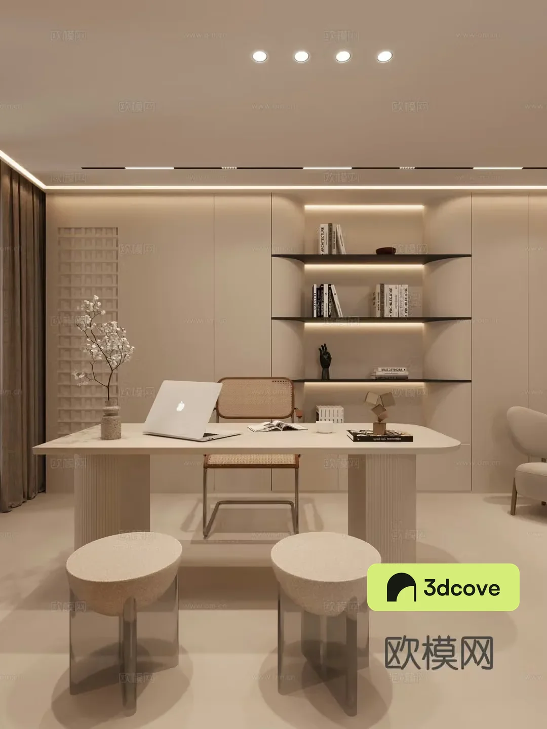 Modern Beauty Salon Club 3D Model