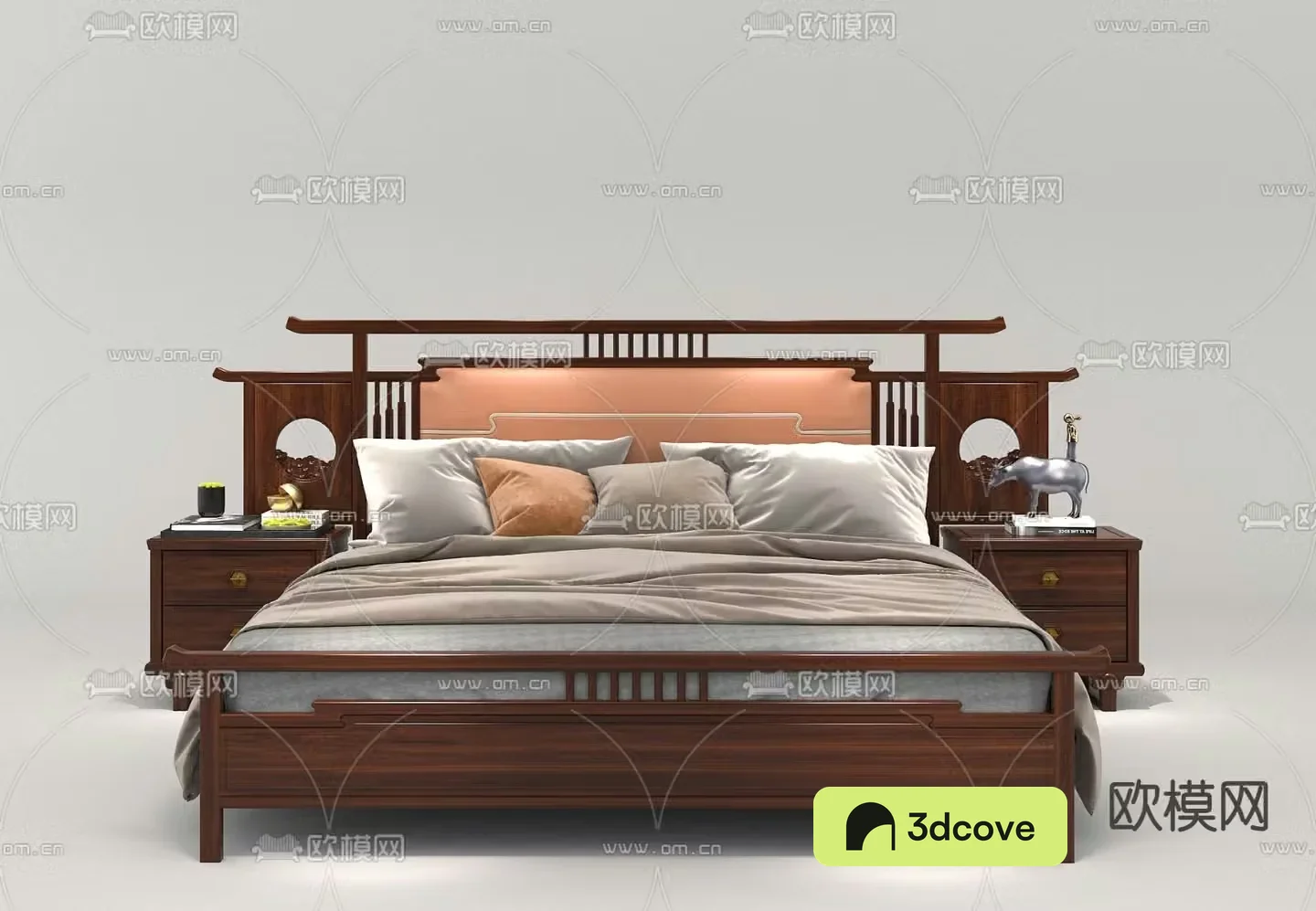 Chinese double bed