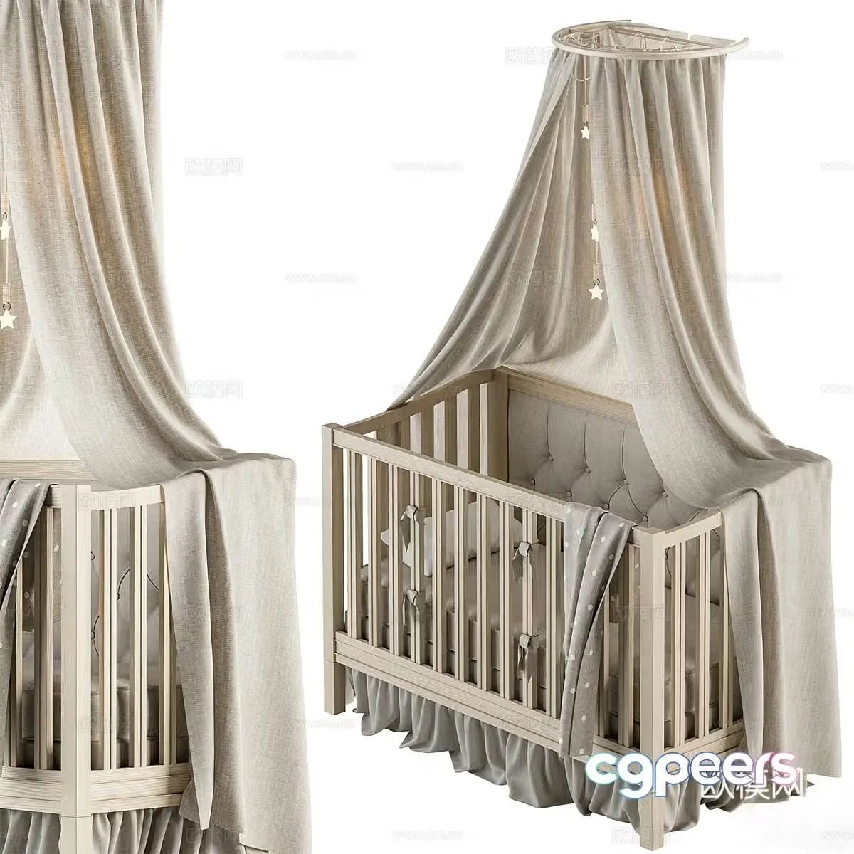 Crib 3d model