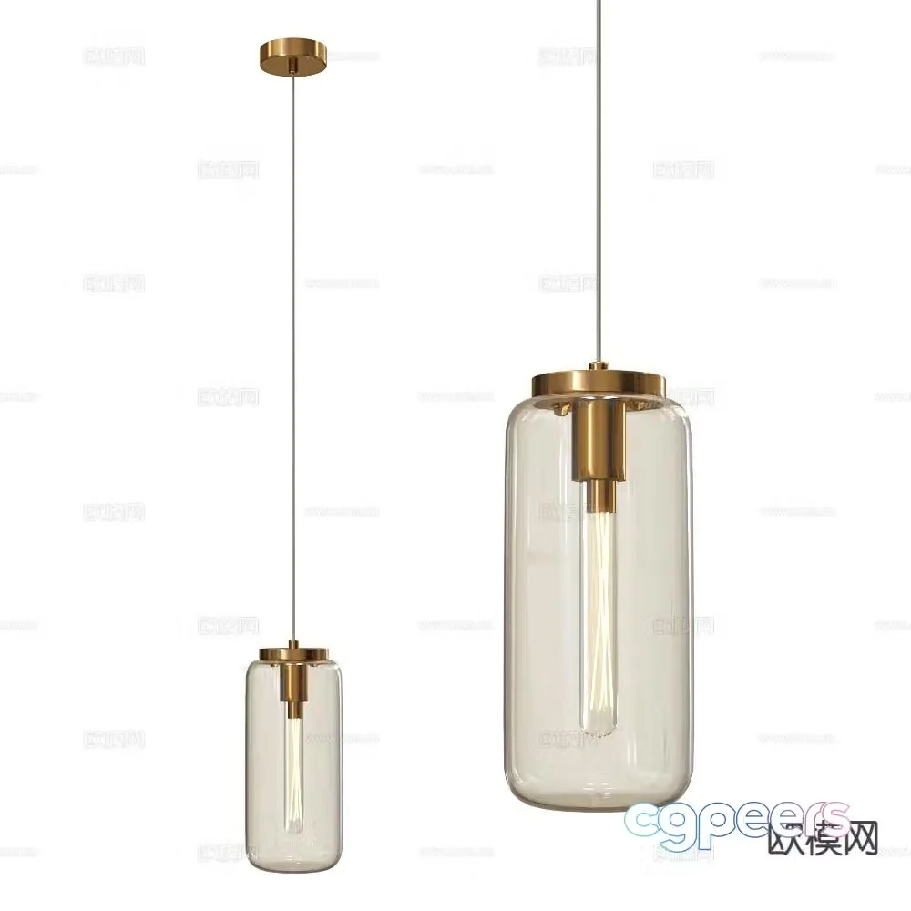 Stilfort Glass Chandelier 3d Model