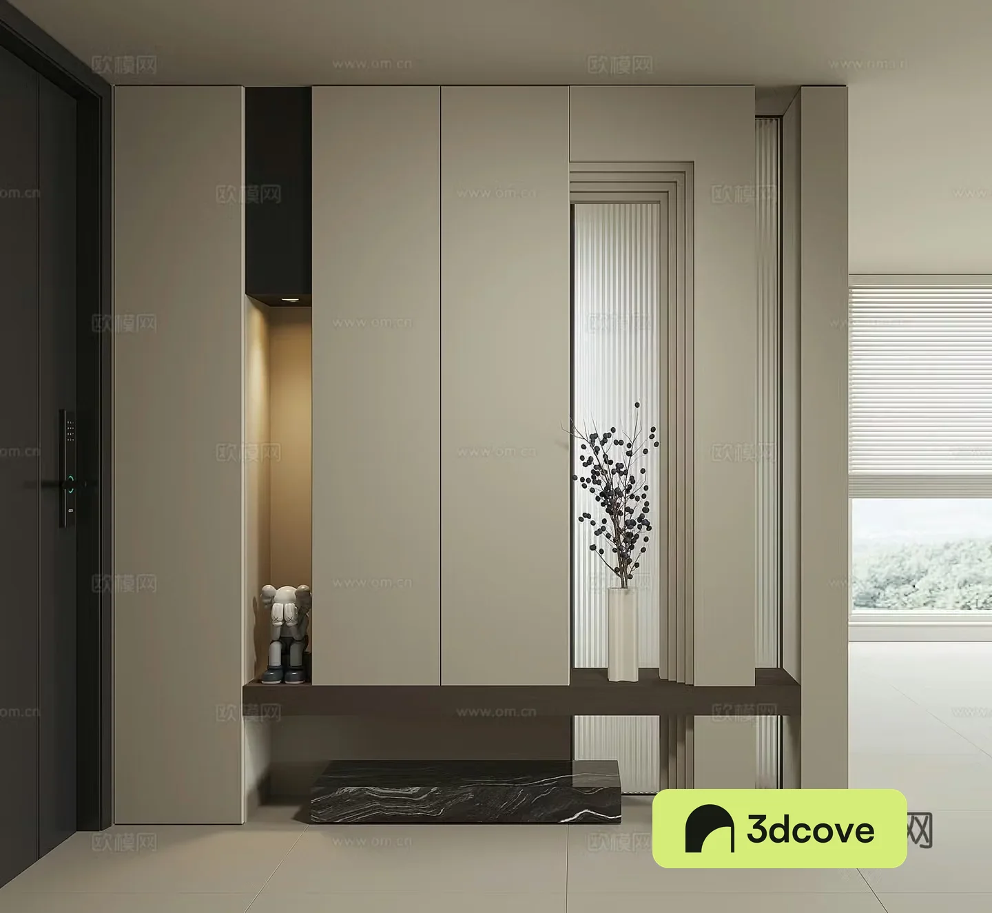 Modern entrance