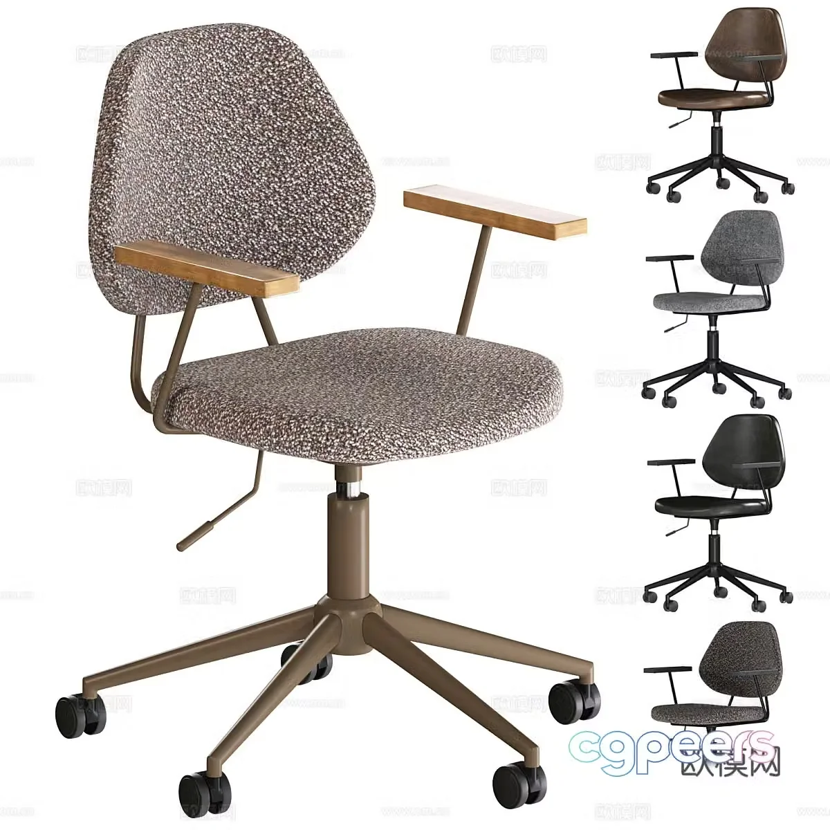 Modern Italian TINGLE office chair 3d model