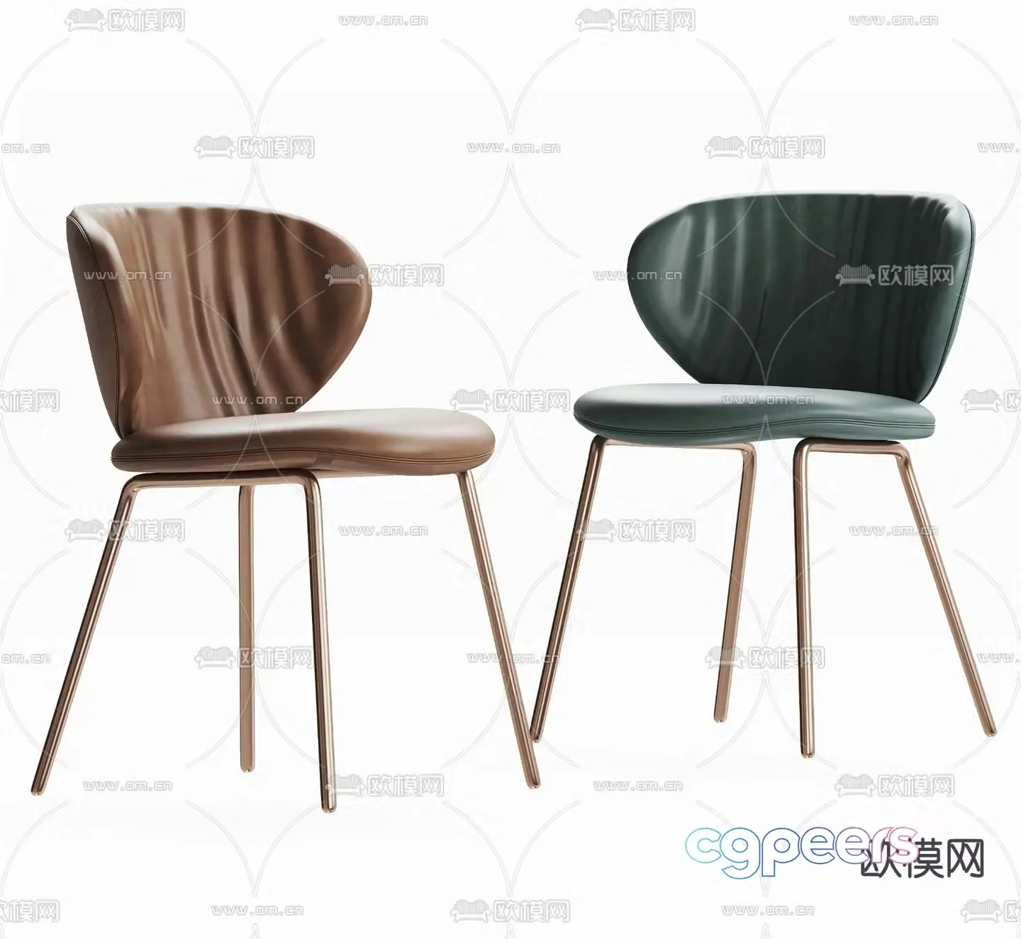 pertica leisure chair 3d model