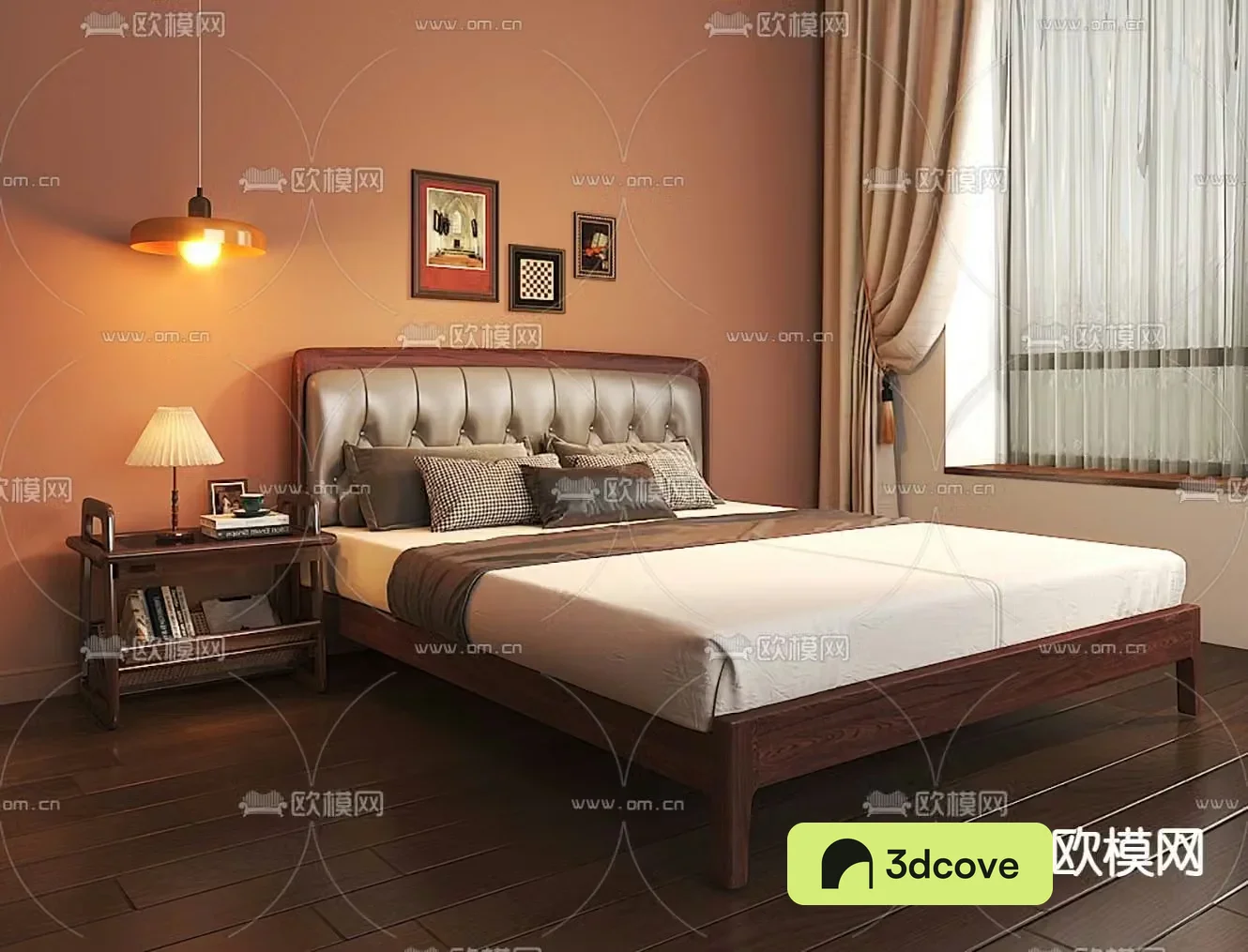 Medieval style double bed