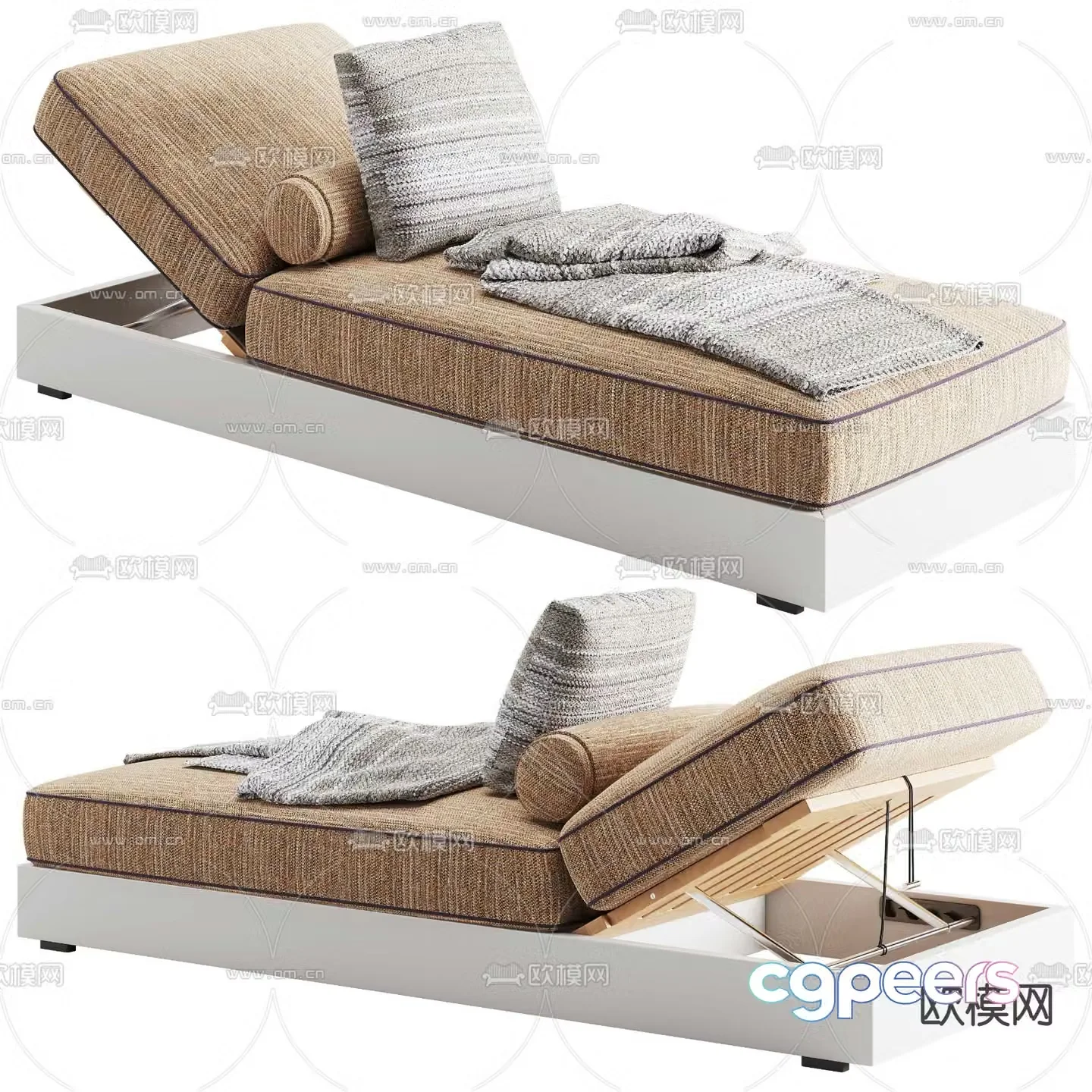 FLEXFORM lounge chair 3d model