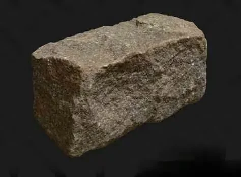 A Rough Stone Block 3D Model – 21111 – VRAY Render