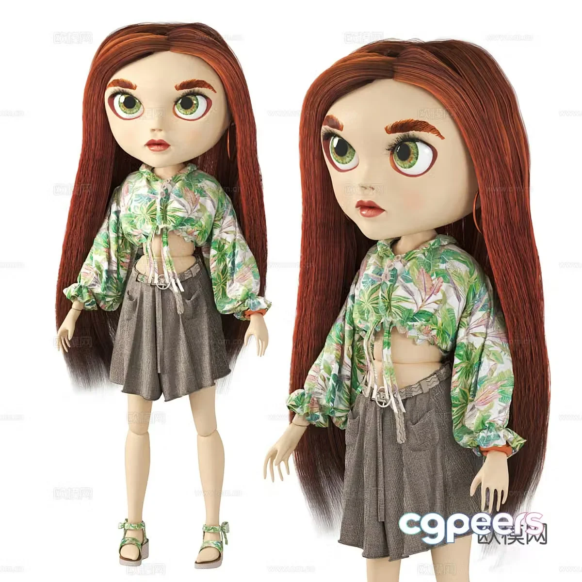 Bryce doll 3d model