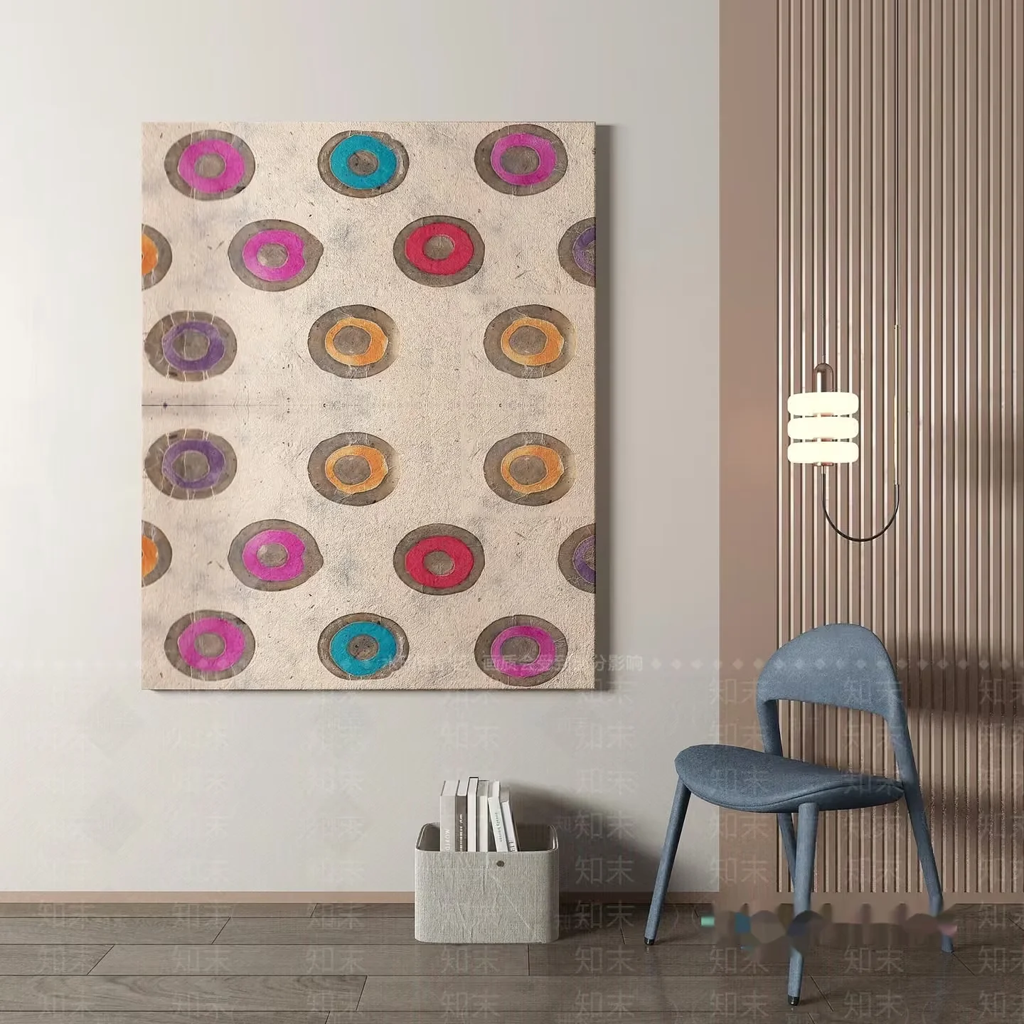 A Modern Living Room 3D Model – 21871 – VRAY Render