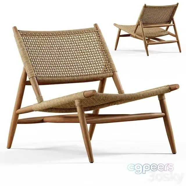 3ds Max Free – Kave Home – Codolar armchair