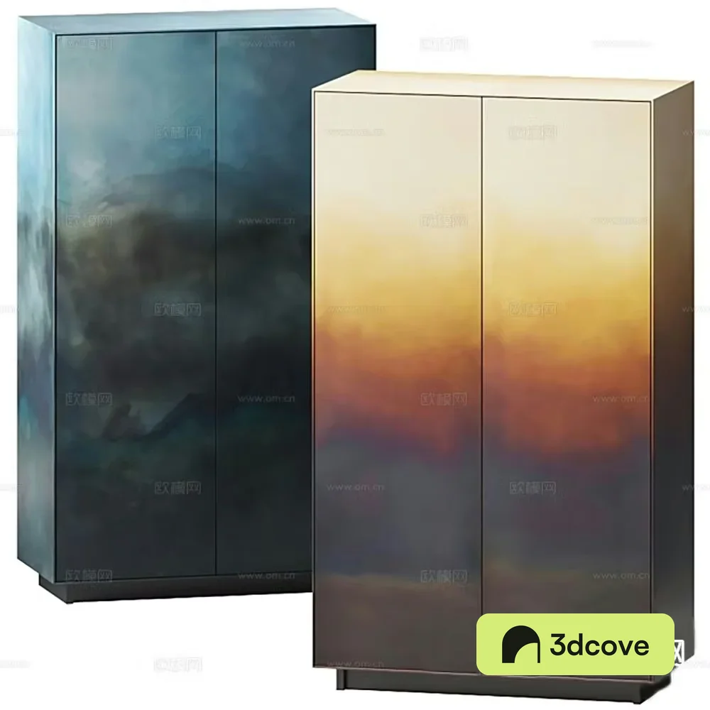 Italian storage cabinet finished cabinet wardrobe