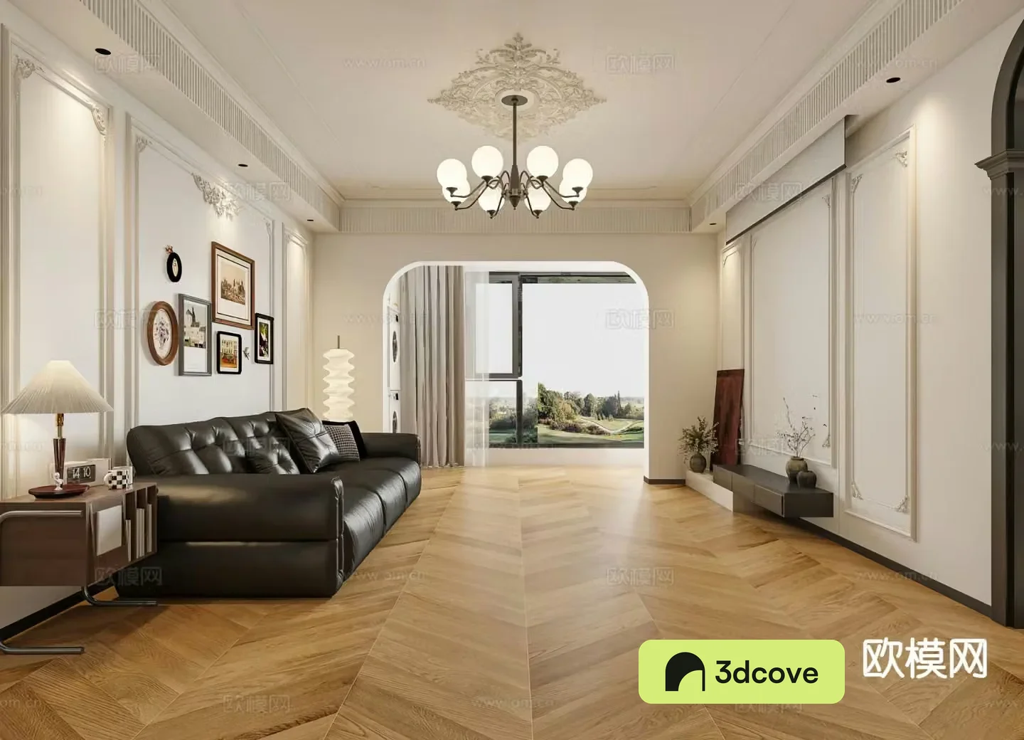 French living room