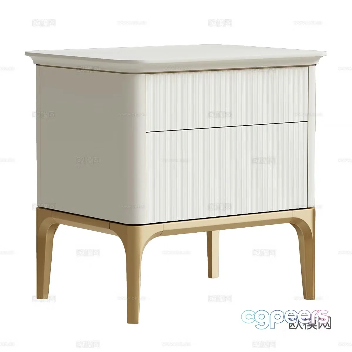 Bedside table 3d model
