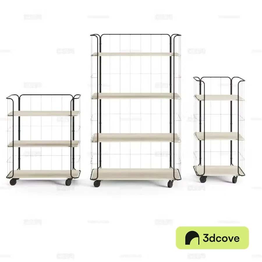Shelves cabinets push-pull shelves