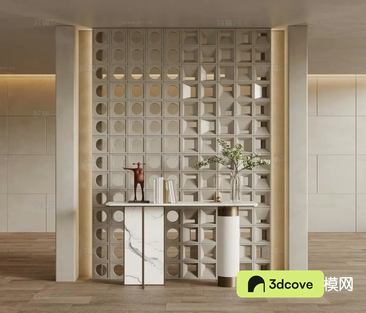 Modern Duanjing strip 3D model