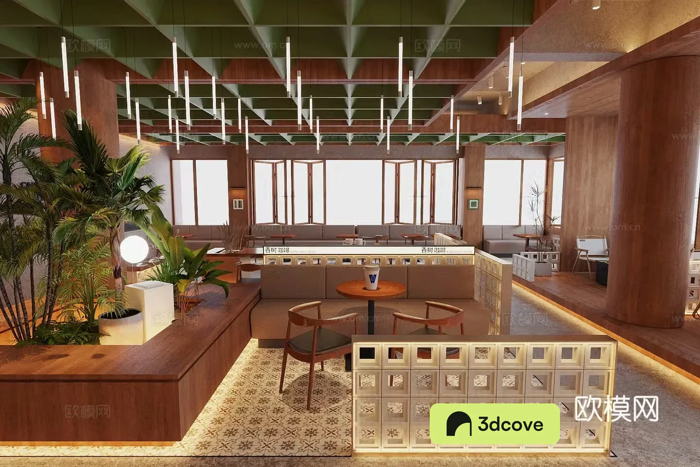 Log Wind Cafe Log Wind Tea Restaurant Tea Room Log Wind Milk Tea Shop Cafe Card Stop Area
