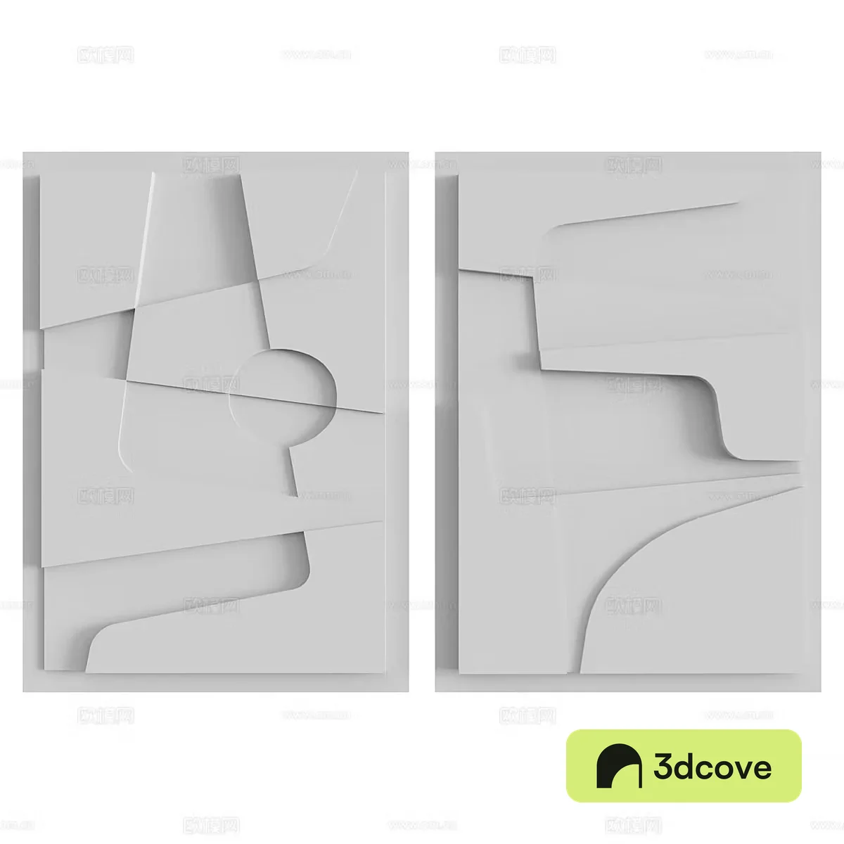 Gypsum mural decoration mural