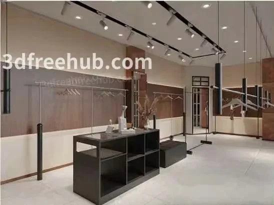 Modern Office Space 3D Model – 21853 – VRAY Render