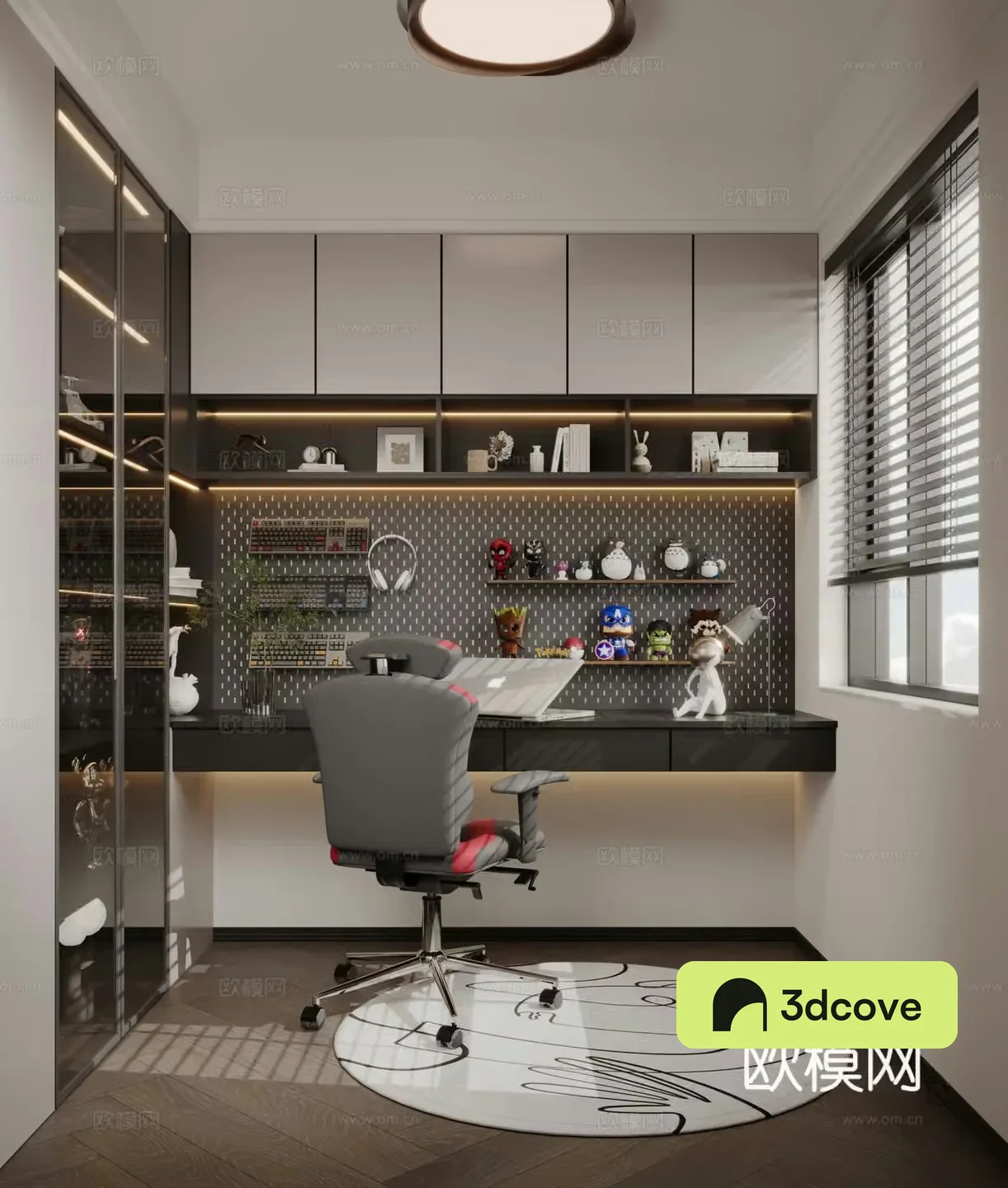 Modern study villa study