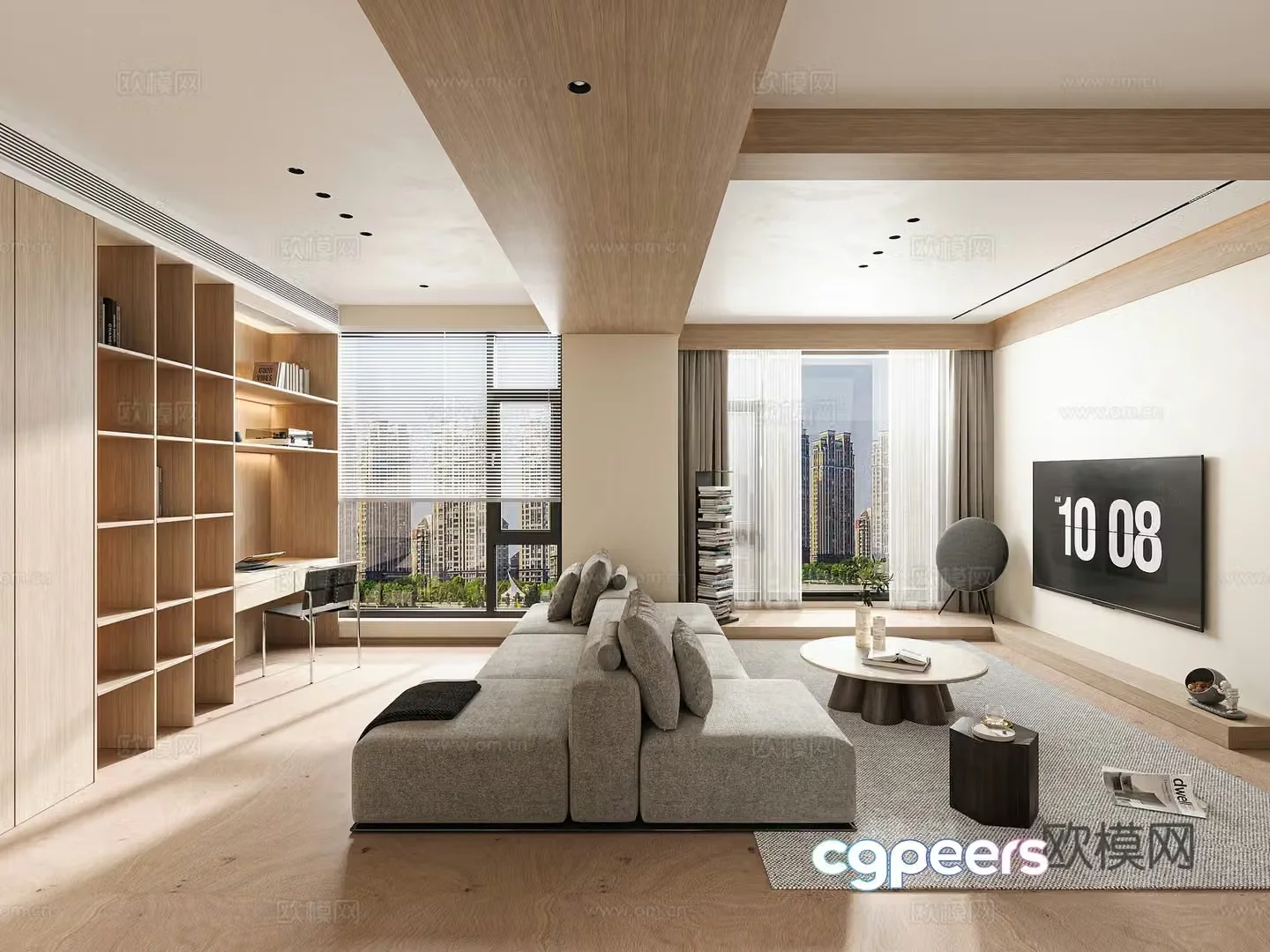 Modern living room 3d model