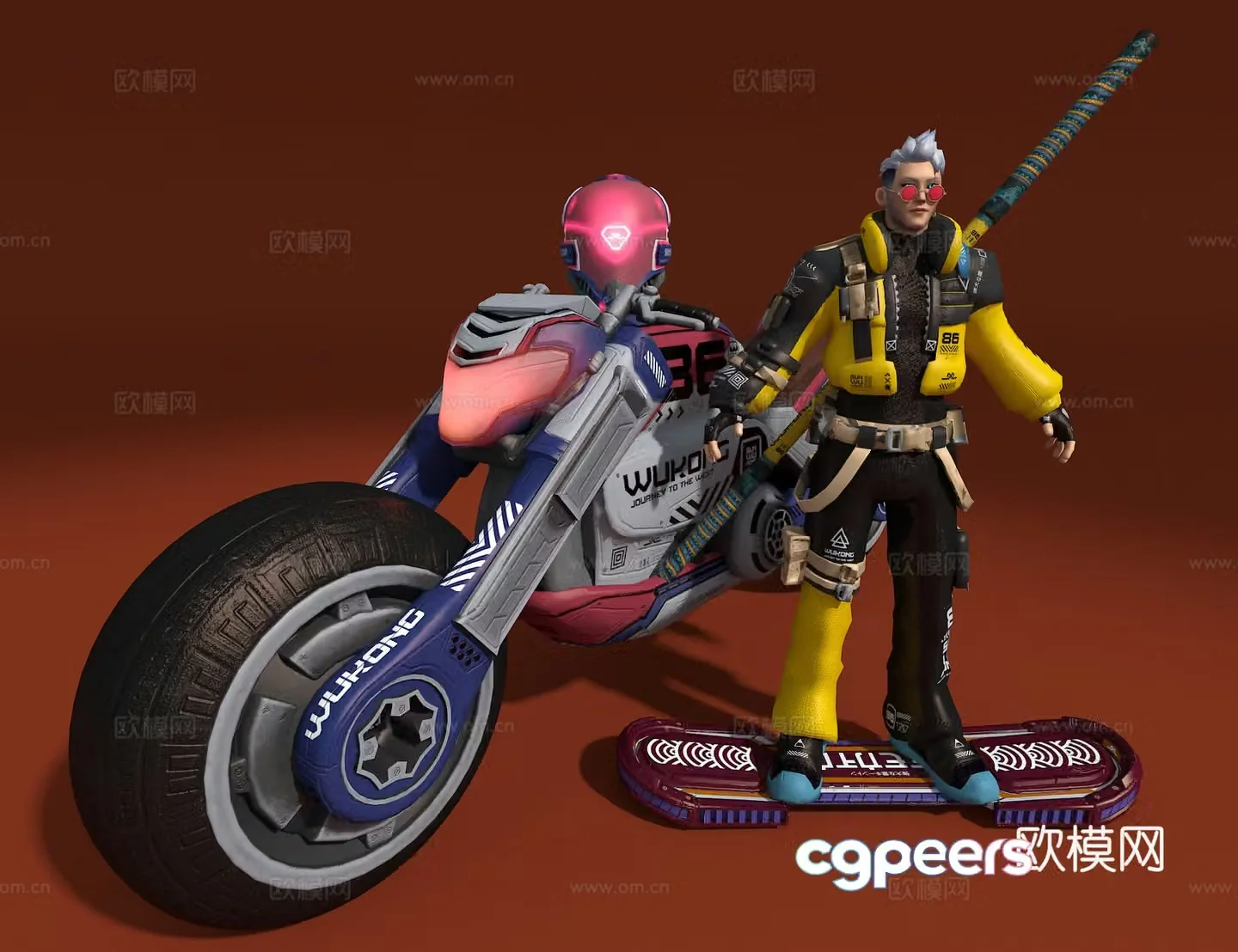 Cyberpunk 3d model